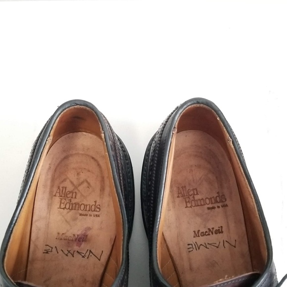 ALLEN EDMONDS MacNeil Wingtip Oxfords 9097 Burgundy Shell Cordovan Leather Shoes main image 9